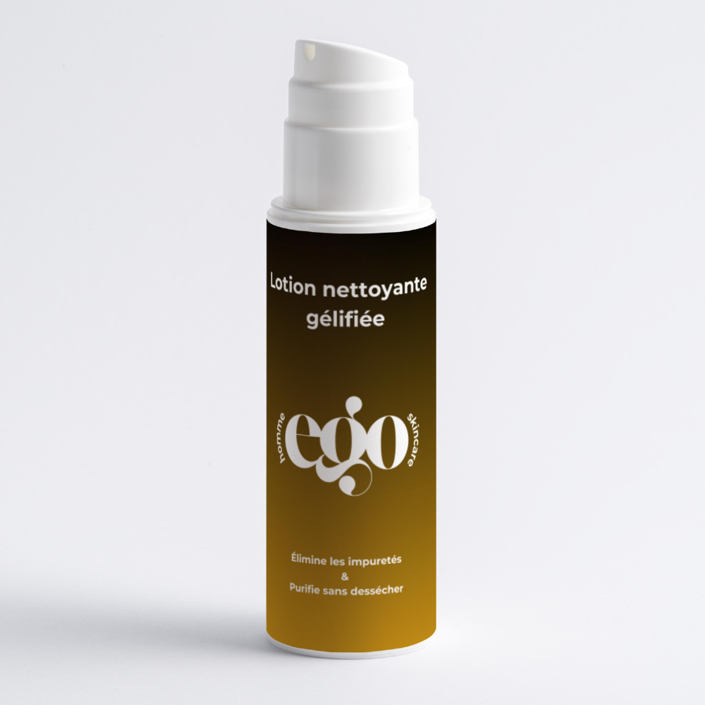 Lotion nettoyante gélifiée